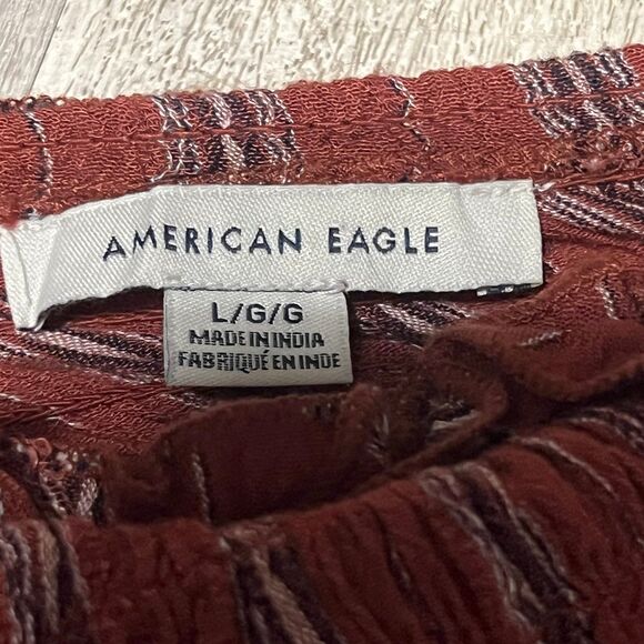 American Eagle striped crop tank size Large - Picture 3 of 5